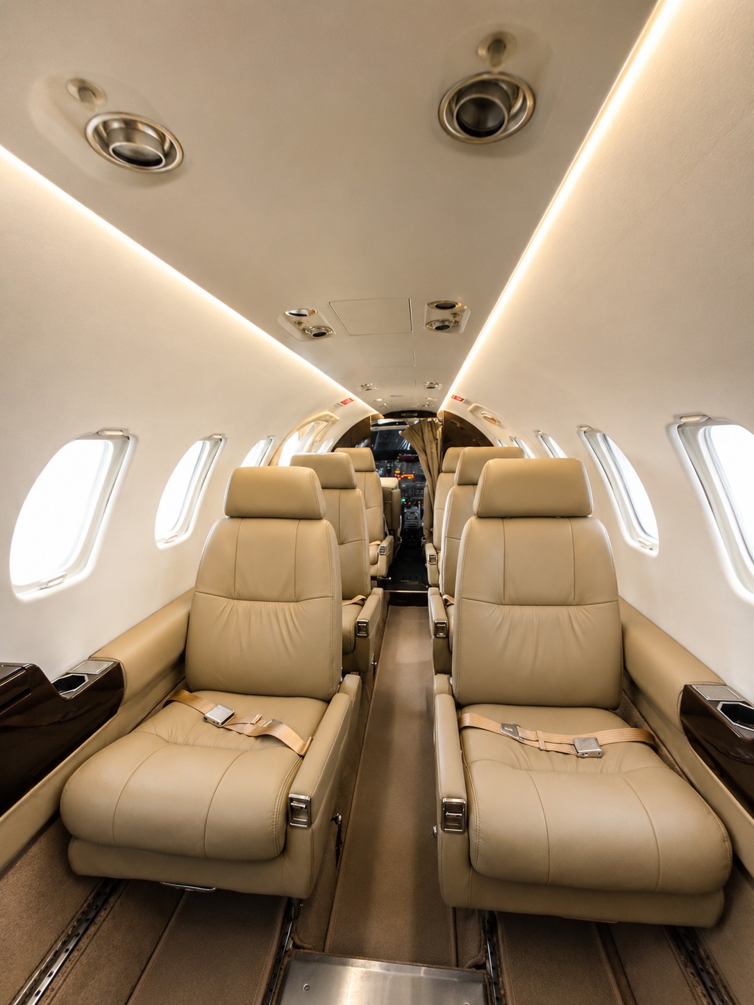 Interior da cabine