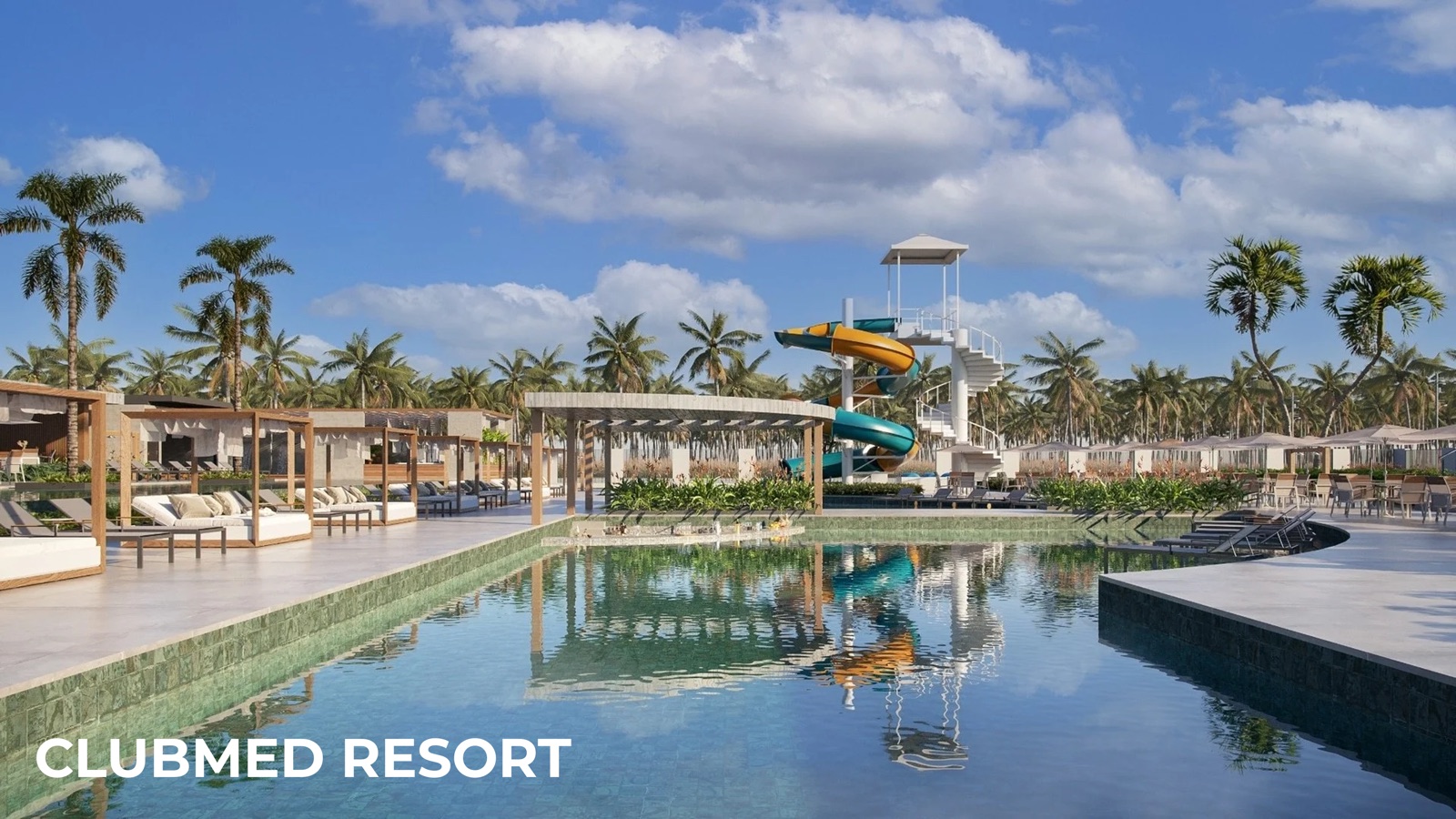 ClubMed Resort — área de piscinas